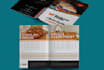 design awesome trifold, bifold brochure, flyer