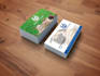 design a business card and a greeting card