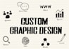 design professional graphic design for social media, print, and branding