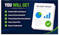 perform a complete technical SEO audit of your website