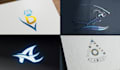 design flat minimalist logo