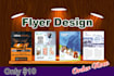 do flyer design and postcard design for your event