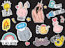 do sticker design, patch, label, badge, and logo design
