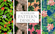 design floral seamless patterns and textile patterns for you