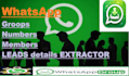 extract whatsapp group links from any website of interests