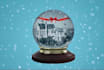 put your pictures, logo and messages in a snow globe