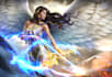 draw cover art, fantasy character, landscape, dnd and no ai