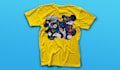 create a custom illustrated graphic t shirt design