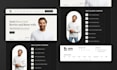 do modern and creative portfolio uiux design using figma and adobe xd