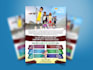 create awesome summer camp, winter camp, graduation, kids party, school flyers