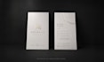 design a luxury business card with gold foil