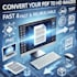 professionally convert PDF to jpg, png, or any image format