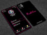 make iphone style business card