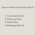 can transcribe medical clinic notes, radiology reports