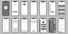 design app mockup, wireframe, prototype and UI