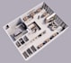 create 3d floorplan rendering as per your 2d floor plan layout for marketing