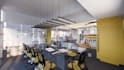 create realistic 3d interior space rendering as per the design and mood board