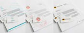 create business card and stationery layout