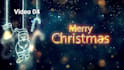 create a christmas intro video or happy holiday greetings animation