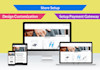create shopify website, ecommerce  store