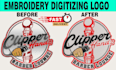 do embroidery digitizing logo in dst, pes, ofm within 1 hour