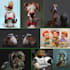 do digital 2d and 3d cartoon and nft traits