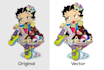 vectorize image, recreate, vector tracing logo