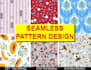 create digital textile, fashion, seamless pattern designs