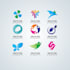 design flat and simple logo with souce files