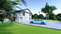 create sketchup 3d model and lumion render