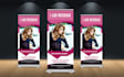 design a roll up banner