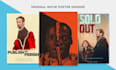 design a premium movie poster, film poster
