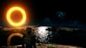create 3d alien planet logo animation