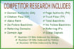 do in depth SEO keyword research and competitor research
