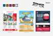 design high quality printable flyers, posters, door hanger and roll up banners