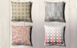 design patterns for pillow, cushion and bed linen