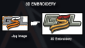 professionally embroidery digitizing with in 6 to 24 hours