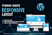 create a stunning wordpress website for your business