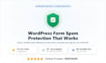 block wordpress form and comment spam, no captcha needed