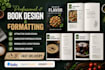 do amazon KDP book formatting, paperback and ebook kindle formatting