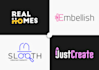 design timeless flat logo for your business in just 48 hours