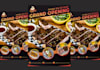 design food flyers, posters and menu cards
