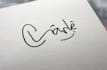 do signature logo with a cartoon face