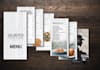 design a menu for your restaurant, cafe, or other services
