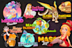 design a creative mascot cartoon logo