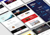 build and design a modern HTML landing page
