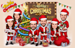create a family christmas caricature from your photos