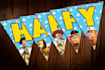 make printable customized banner or pennant for your event