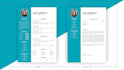 provide 5 ms word resume template