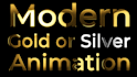 design modern gold silver logo reveal for youtube in 4k